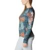Columbia Women’s Super Tidal Tee Long Sleeve(Mint Cay  Anemones)