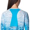 Columbia Women’s Super Tidal Tee Long Sleeve(Ocean Blue Digiscale Fade)