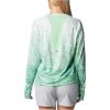 Columbia Women’s Super Tidal Tee Long Sleeve(Ocean Mint Digiscale Fade)