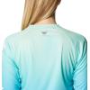 Columbia Women’s Super Tidal Tee Long Sleeve(Opal Blue  Pfg Gradient)