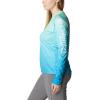 Columbia Women’s Super Tidal Tee Long Sleeve(Opal Blue  Pfg Gradient)