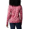 Columbia Women’s Super Tidal Tee Long Sleeve(Red Lily Archive Palms Print)
