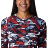 Columbia Women’s Super Tidal Tee Long Sleeve(Red Spark Shorebreak)