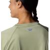 Columbia Women’s Super Tidal Tee Long Sleeve(Smokey Sage Heather/White Logo)