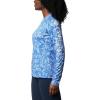 Columbia Women’s Super Tidal Tee Long Sleeve(Stormy Blue Archive Palms Print)