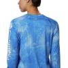 Columbia Women’s Super Tidal Tee Long Sleeve(Stormy Blue Mako Print)