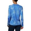 Columbia Women’s Super Tidal Tee Long Sleeve(Stormy Blue Mako Print)