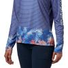 Columbia Women’s Super Tidal Tee Long Sleeve(Stormy Blue Wild Stripes Print)