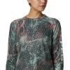 Columbia Women’s Super Tidal Tee Long Sleeve(Tiki Pink Mako Print)