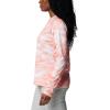 Columbia Women’s Super Tidal Tee Long Sleeve(Tiki Pink Undulating)