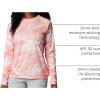 Columbia Women’s Super Tidal Tee Long Sleeve(Tiki Pink Undulating)