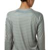 Columbia Women’s Super Tidal Tee Long Sleeve(Tiki Pink Wild Stripes Print)