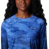 Columbia Women’s Super Tidal Tee Long Sleeve(Violet Sea Camo Gradient)