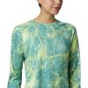 Columbia Women’s Super Tidal Tee Long Sleeve(Waterfall Mako Print)