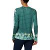 Columbia Women’s Super Tidal Tee Long Sleeve(Waterfall Wild Stripes Print)
