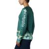 Columbia Women’s Super Tidal Tee Long Sleeve(Waterfall Wild Stripes Print)