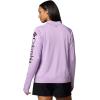 Columbia Womens Tidal Tee™ 1/4 Zip(Hydrangea/Black Logo)
