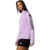 Columbia Womens Tidal Tee™ 1/4 Zip(Hydrangea/Black Logo)