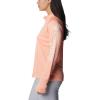 Columbia Womens Tidal Tee™ 1/4 Zip(Tiki Pink/White Logo)