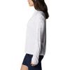 Columbia Womens Tidal Tee™ 1/4 Zip(White/Cirrus Grey Logo)