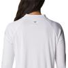 Columbia Womens Tidal Tee™ 1/4 Zip(White/Cirrus Grey Logo)