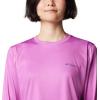 Columbia Womens Tidal Tee PFG Fish Star Long Sleeve(Bright Lavender/Fish Star Splashflora)