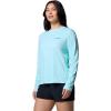 Columbia Womens Tidal Tee PFG Fish Star Long Sleeve(Gulf Stream/Fish Star Marlin Coralize)