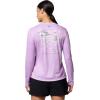 Columbia Womens Tidal Tee PFG Fish Star Long Sleeve(Hydrangea/Fish Star Marlin Floracamo)