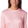 Columbia Womens Tidal Tee PFG Fish Star Long Sleeve(Sorbet/Fish Star Watershed)