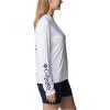 Columbia Womens Tidal Tee PFG Fish Star Long Sleeve(White/Fish Star)