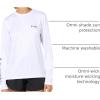 Columbia Womens Tidal Tee PFG Fish Star Long Sleeve(White/Fish Star Americana)