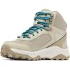 Columbia Women’s Trailstorm Mid Waterproof Hiking Shoe(Canvas Tan  River Blue)