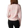 Columbia Womens W Sun Deflector Summerdry™ Ls Shirt(Coral Reef Brush Stripe)