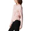 Columbia Womens W Sun Deflector Summerdry™ Ls Shirt(Coral Reef Brush Stripe)
