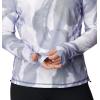 Columbia Womens W Sun Deflector Summerdry™ Ls Shirt(Dark Sapphire/Bloomdye)