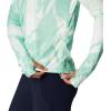 Columbia Womens W Sun Deflector Summerdry™ Ls Shirt(Light Jade/Bloomdye)
