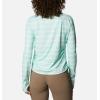 Columbia Womens W Sun Deflector Summerdry™ Ls Shirt(Mint Cay Tie Dye Stripe)