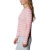 Columbia Womens W Sun Deflector Summerdry™ Ls Shirt(Salmon Tie Dye Stripe)