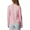 Columbia Womens W Sun Deflector Summerdry™ Ls Shirt(Salmon Tie Dye Stripe)