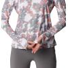 Columbia Womens W Sun Deflector Summerdry™ Ls Shirt(White Typhoon Blooms)