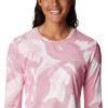 Columbia Womens W Sun Deflector Summerdry™ Ls Shirt(Wild Geranium/Bloomdye)
