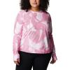 Columbia Womens W Sun Deflector Summerdry™ Ls Shirt(Wild Geranium/Bloomdye)