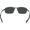 Columbia mens Fir Ridge Rectangular Sunglasses(Shiny Black/Solid Green Lens)