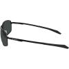 Columbia mens Fir Ridge Rectangular Sunglasses(Shiny Black/Solid Green Lens)