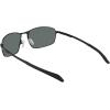 Columbia mens Fir Ridge Rectangular Sunglasses(Shiny Black/Solid Green Lens)