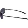 Columbia mens Fir Ridge Rectangular Sunglasses(Shiny Dark Gunmetal/Blue Mirror Lens)