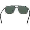 Columbia mens Mist Trail Pilot Sunglasses(Matte Black/Blue Mirror Lens)