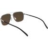 Columbia mens Mist Trail Pilot Sunglasses(Shiny Gunmetal/Orange Revo Lens)