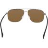 Columbia mens Mist Trail Pilot Sunglasses(Shiny Gunmetal/Orange Revo Lens)
