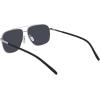 Columbia mens Mist Trail Pilot Sunglasses(Shiny Gunmetal/Silver Mirror Lens)
